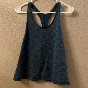 Lululemon athletic medium blue/green racer back tank top